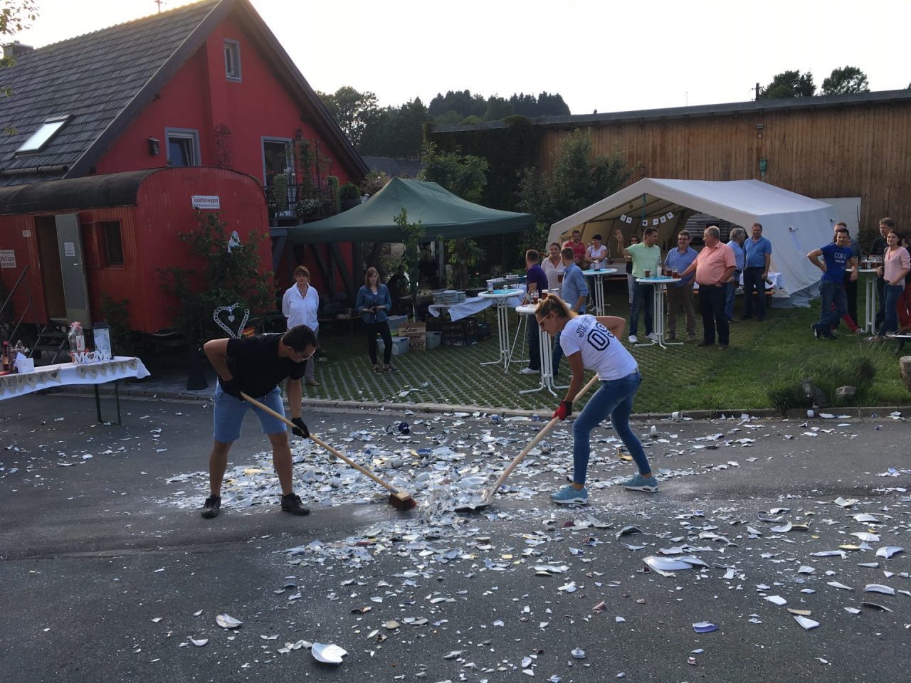 Polterabend bei Jenny und Trulli