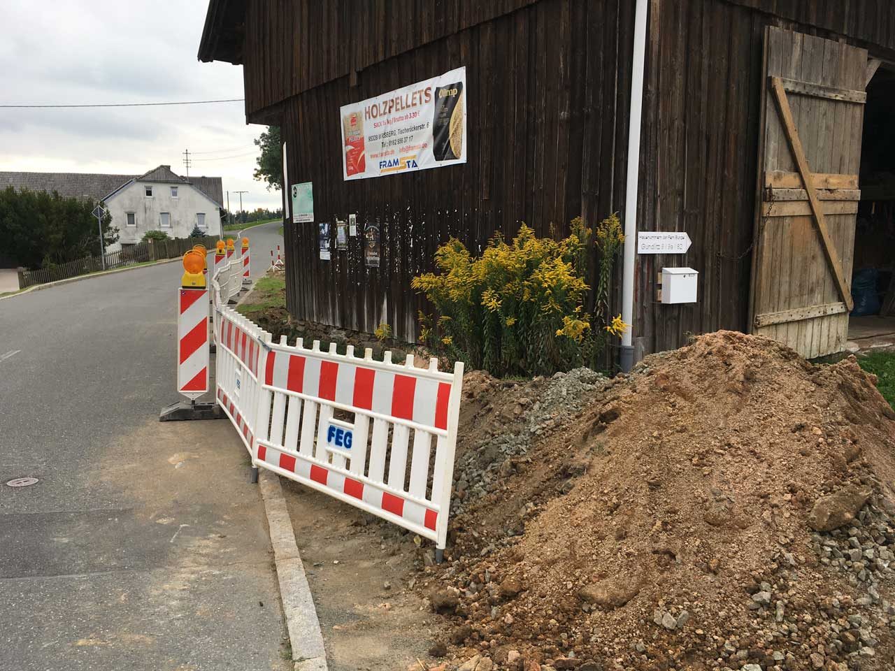 Verlegung der Stromleitung Gundlitz 7