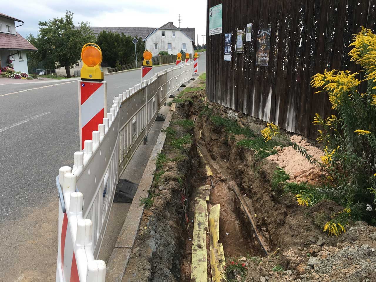 Verlegung der Stromleitung Gundlitz 7