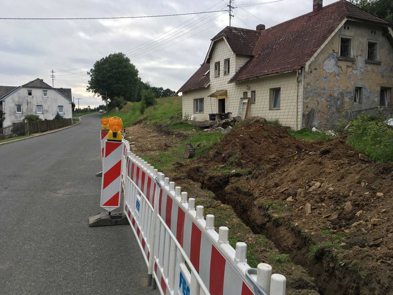 Verlegung der Stromleitung Gundlitz 7