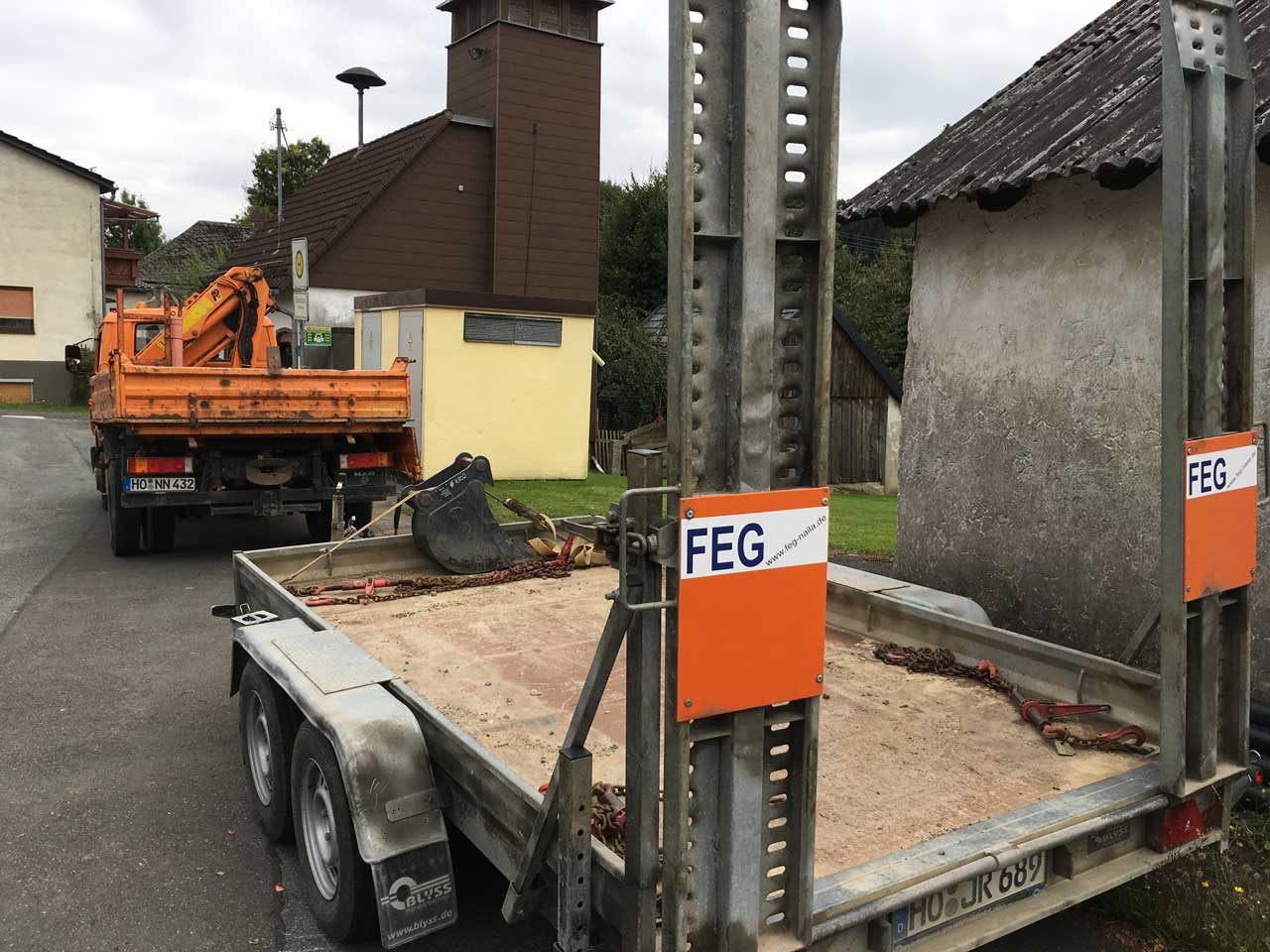 Verlegung der Stromleitung Gundlitz 7