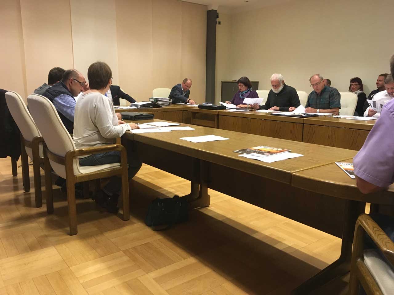 Gemeinderat Stammbach beschließt Bauplan Dorfgemeinschafts und Feuerwehrhaus Gundlitz