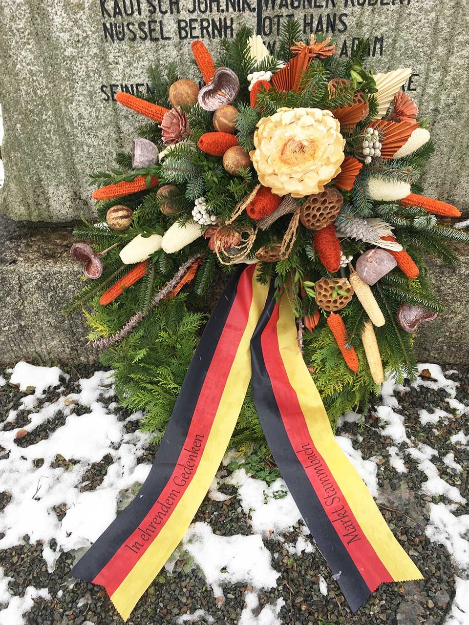 Gedenkfeier zum Volkstrauertag 2017 in Gundlitz