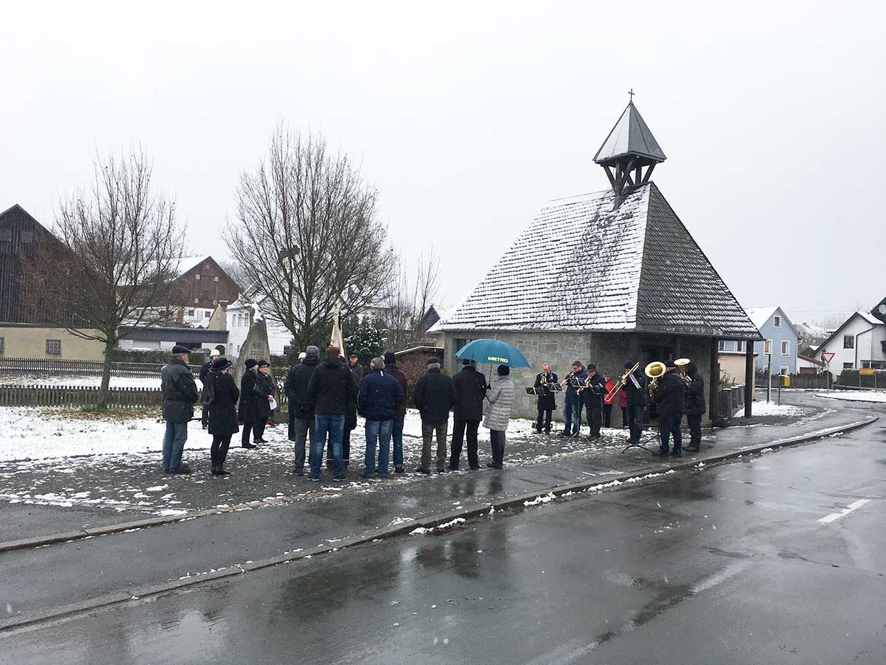 Gedenkfeier zum Volkstrauertag 2017 in Gundlitz
